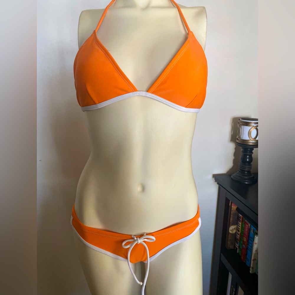 INMOCEAN Bikini 👙/ Orange and White. /Size M